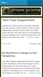 Mobile Screenshot of literaryescapism.com