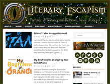 Tablet Screenshot of literaryescapism.com